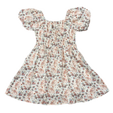 Peasant Bubble Sleeve Dress