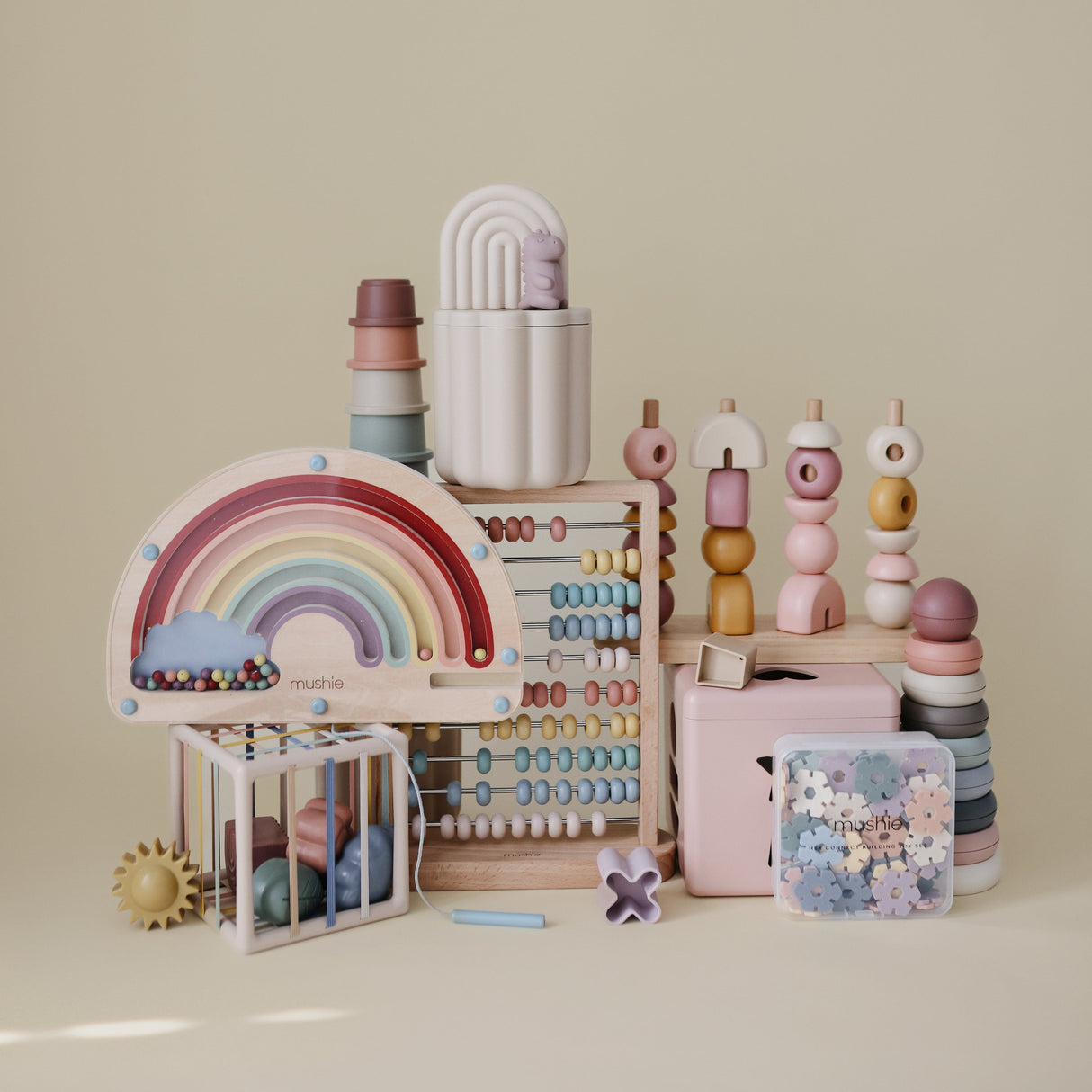 Wooden Magnetic Rainbow Maze