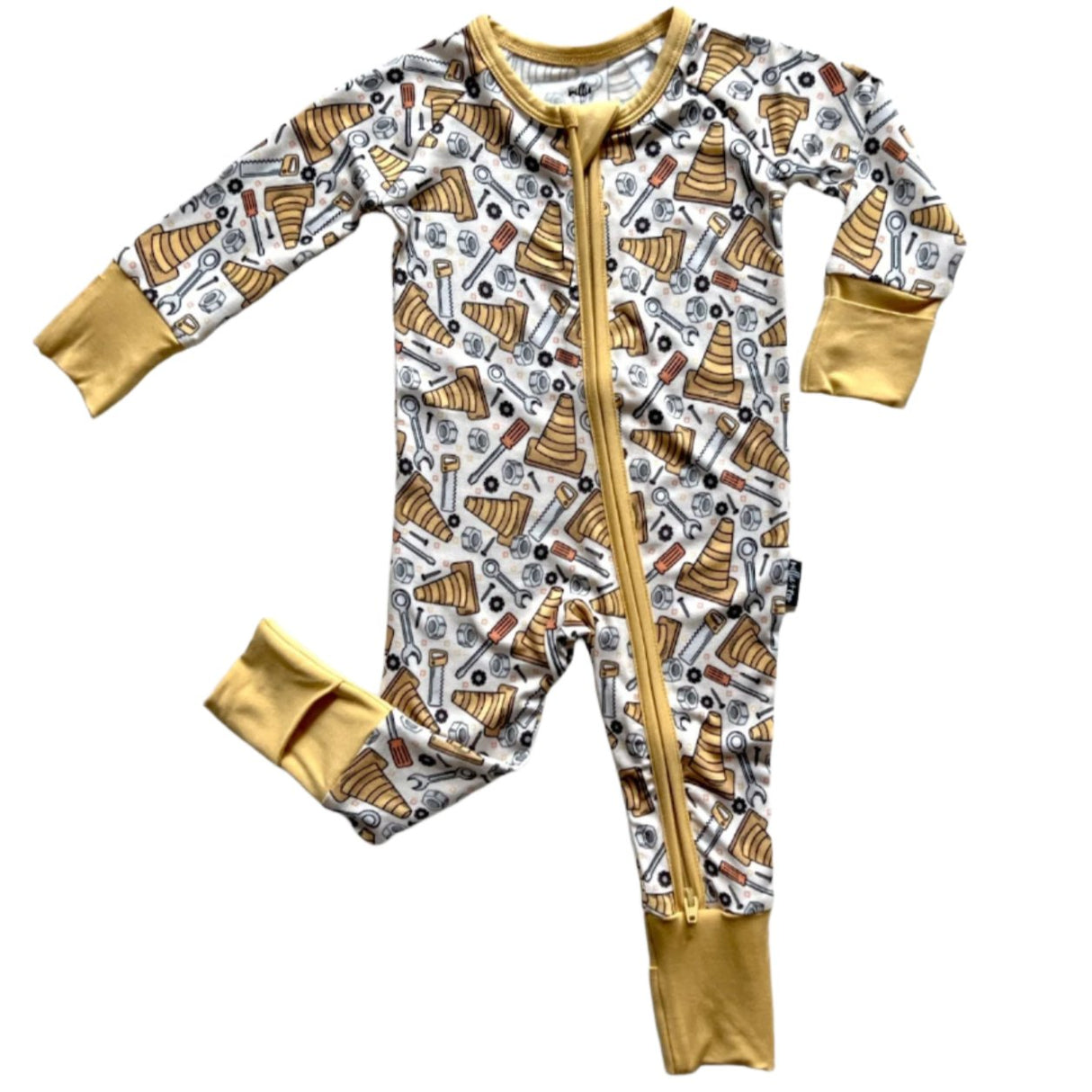 ZIP ROMPER- Tools - HoneyBug 
