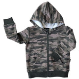 ZIP HOODIE- Chris Camo Bamboo French Terry - HoneyBug 