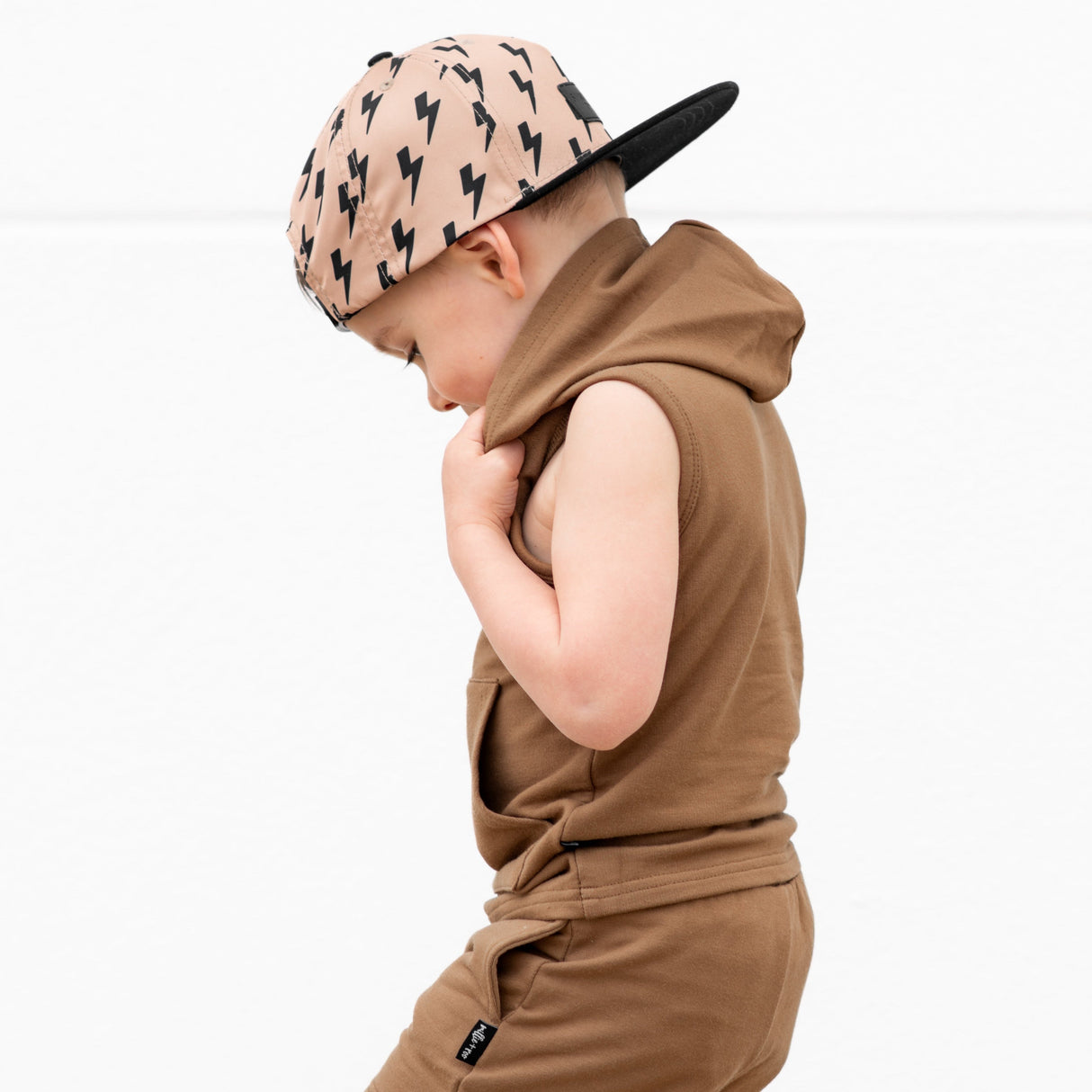 BAMBOO HOODIE TANK- Mocha - HoneyBug 