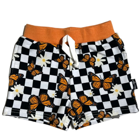 BAMBOO JOGGER SHORTS- Butterflies - HoneyBug 