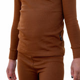 LONG SLEEVE 2 PIECE SETS- Bark Ribbed - HoneyBug 
