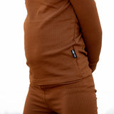 LONG SLEEVE 2 PIECE SETS- Bark Ribbed - HoneyBug 