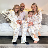 MEN'S PAJAMA SET- Snowflakes - HoneyBug 