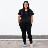 MAMA V-NECK- Midnight Snow Wash - HoneyBug 