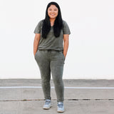 MAMA JOGGERS- Moss Snow Wash - HoneyBug 