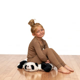 LONG SLEEVE 2 PIECE SETS- Mocha Ribbed - HoneyBug 