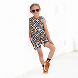 BAMBOO HOODIE TANK- Butterflies - HoneyBug 