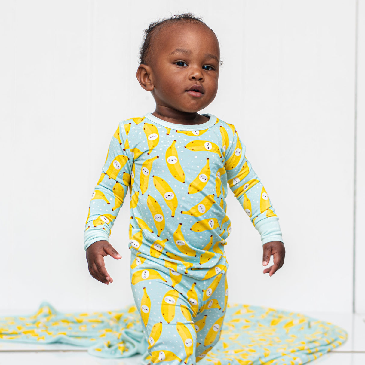 LONG SLEEVE 2 PIECE SETS- Kawaii Banana - HoneyBug 