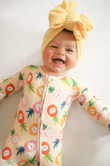 ZIP ROMPER - Kawaii Pineapple - HoneyBug 