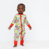 ZIP ROMPER - Kawaii Apple - HoneyBug 