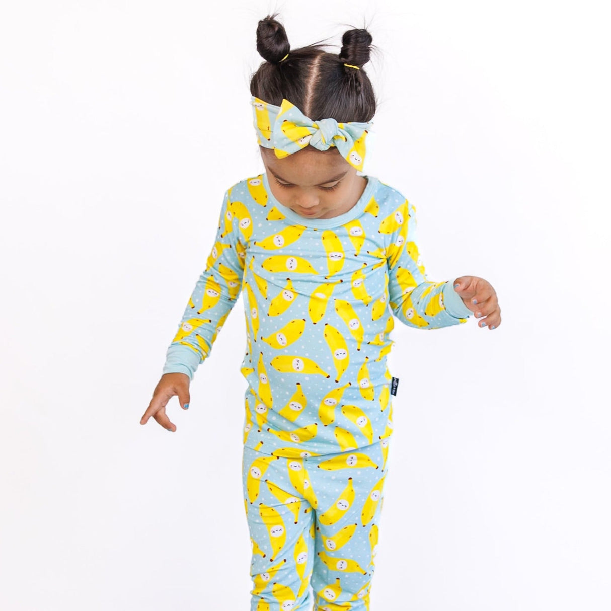 LONG SLEEVE 2 PIECE SETS- Kawaii Banana - HoneyBug 