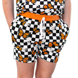 BAMBOO JOGGER SHORTS- Butterflies - HoneyBug 