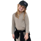 HENLEY LONG SLEEVE- Mushroom - HoneyBug 