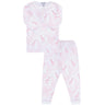 Pink Giraffe Print Pajama - HoneyBug 