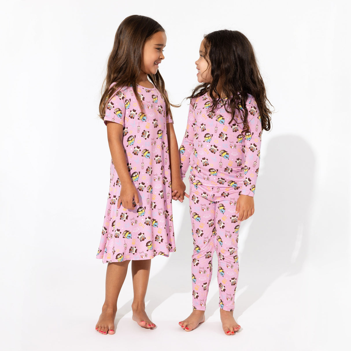 Despicable Me 4: Minions Always Popping Bamboo Kids Pajamas - HoneyBug 