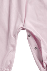 Pink Puppy Love Embroidery Footie - HoneyBug 