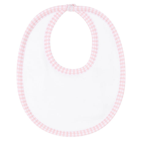 Pink Gingham Bib - HoneyBug 