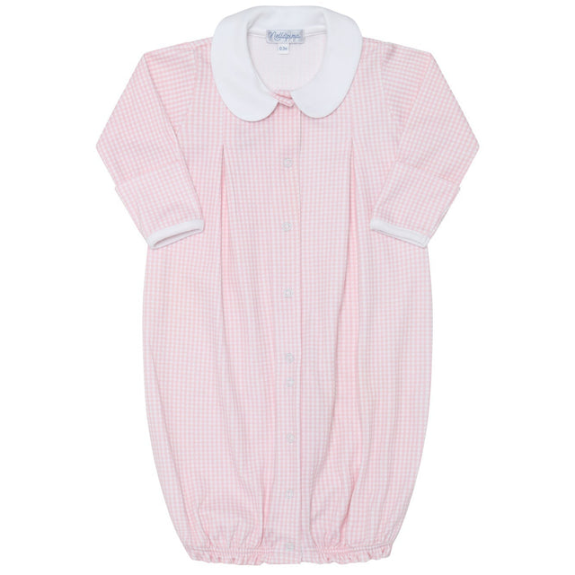 Pink Gingham Converter Gown - HoneyBug 