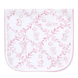 Pink Bears Trellace Burp Cloth - HoneyBug 