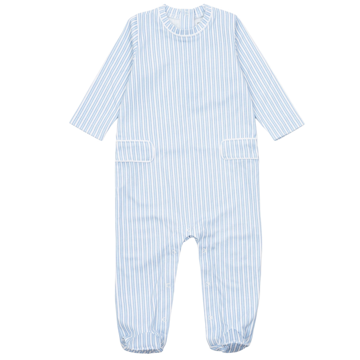 Preston Boys' Romper - Classic Stripe - HoneyBug 