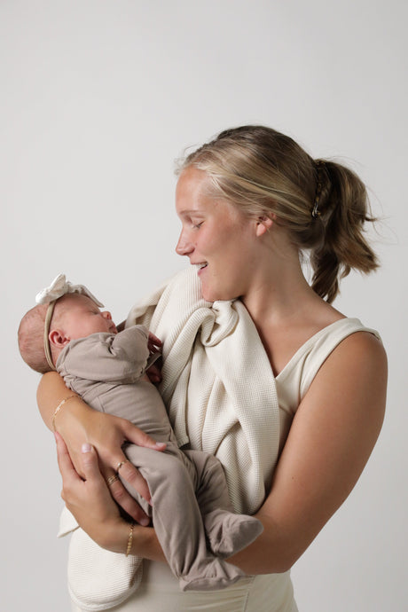 GOLDIE || INFANT LONG SLEEVE HENLEY TOP AND BOTTOM SET