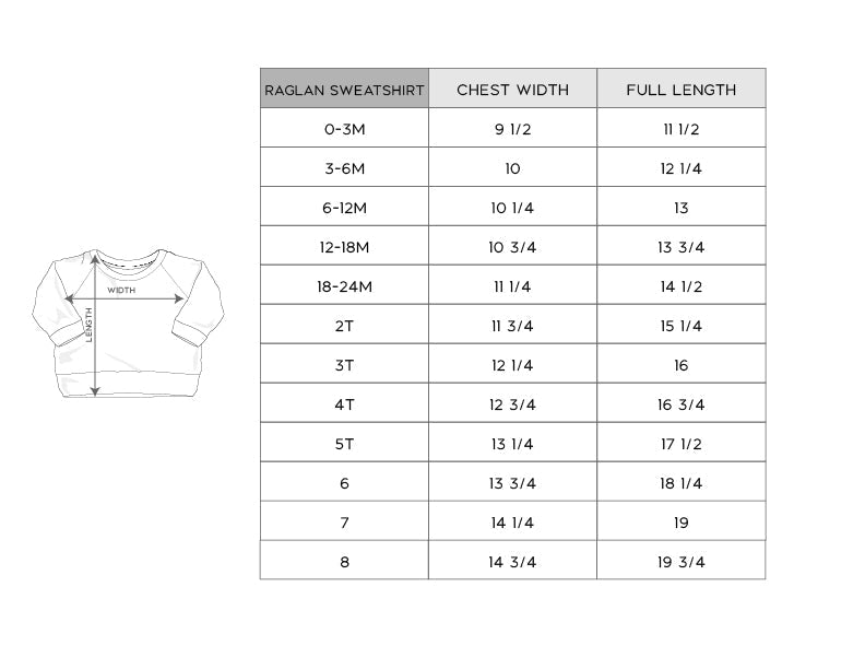 Raglan Sweatshirt - HoneyBug 