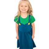 Green Super Bro Dress