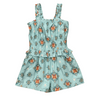 Ruffle Strap Shorts Romper