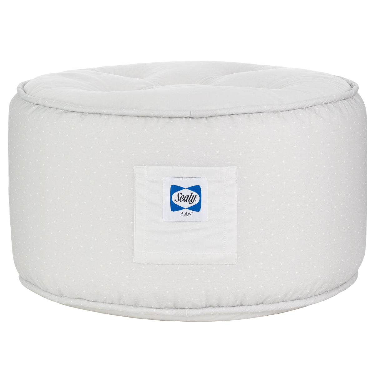 Sealy Pouf - Gray and Dot - HoneyBug 