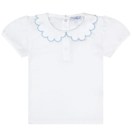 Nella Scallops Short Sleeve Tee - HoneyBug 