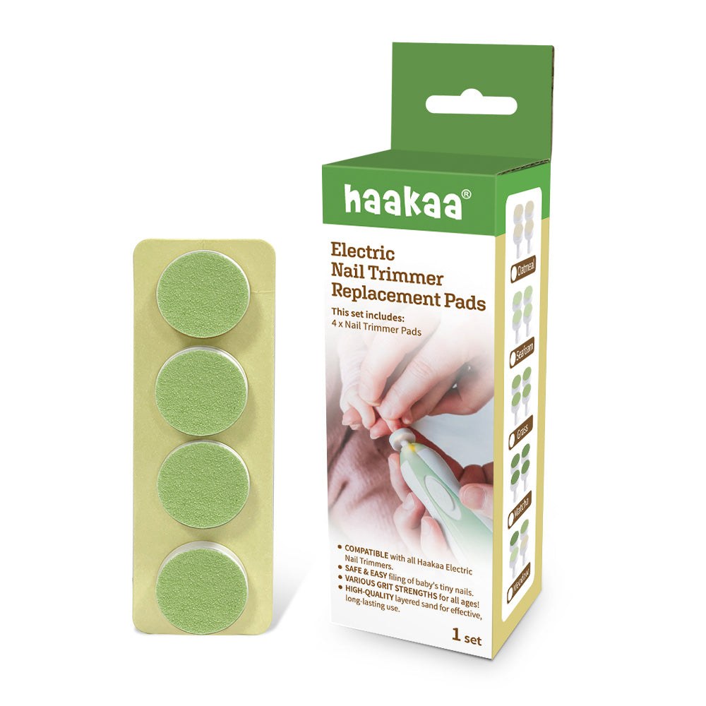 Haakaa Nail Trimmer Replacement Pads - Meadow, 4 PK - HoneyBug 