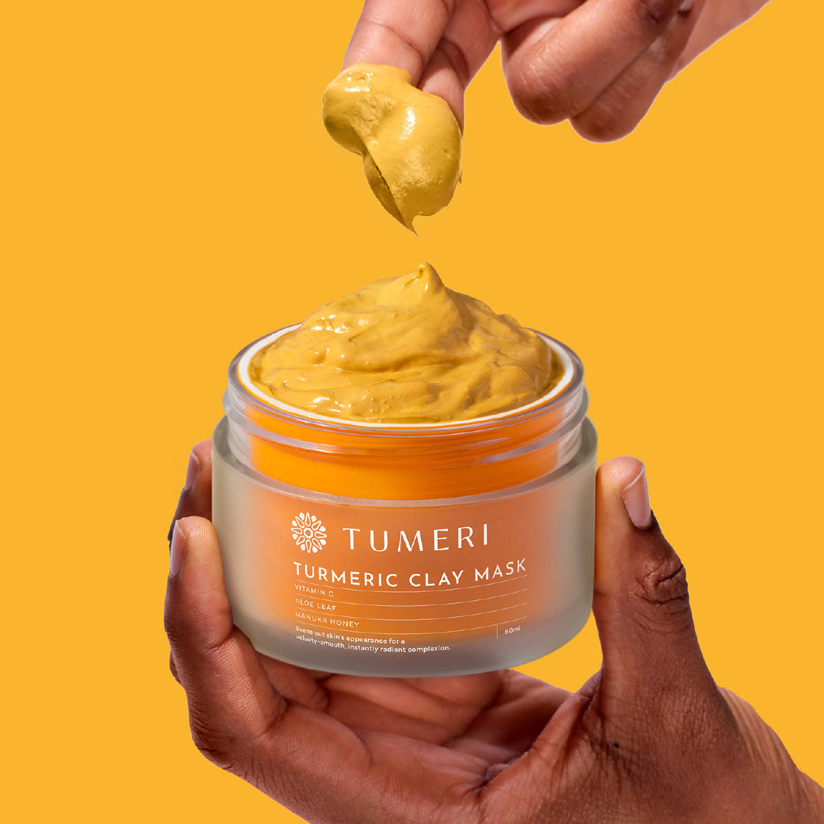 Turmeric + Vitamin C Clay Mask - HoneyBug 