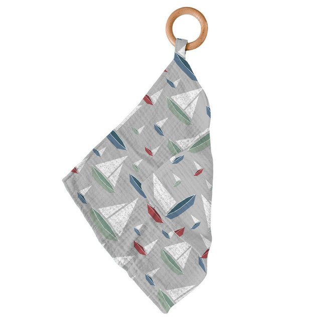 Marina Sailboats Bamboo Newcastle Teether - HoneyBug 