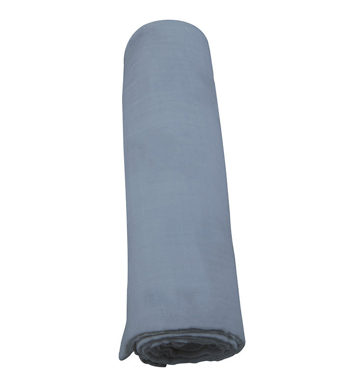 Blue Fog Cotton Swaddle - HoneyBug 
