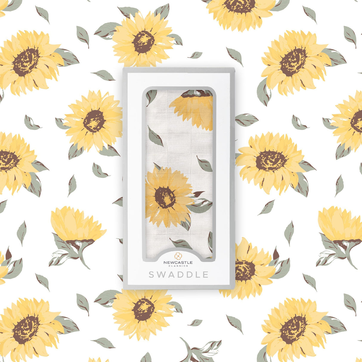 Sunflower Farm Bamboo Swaddle - HoneyBug 