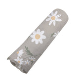 White Daisy Bamboo Swaddle