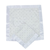 Black and White Polka Dot Bamboo Newcastle Blankie - HoneyBug 