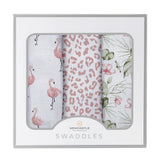 Tropical Paradise Bamboo Muslin Swaddle 3PK
