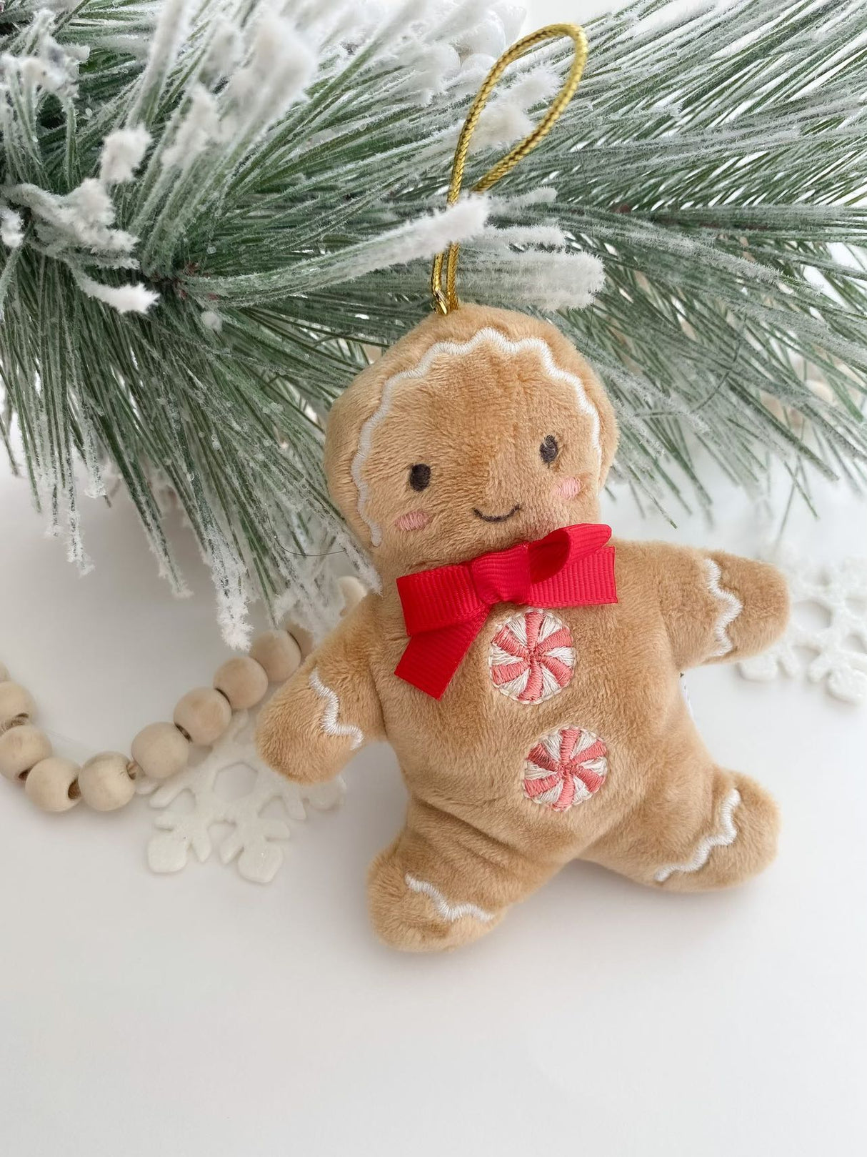 Gingerbread Couple Ornaments - HoneyBug 