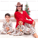 Western Christmas Pajamas for Kids – Bamboo Holiday PJs - HoneyBug 