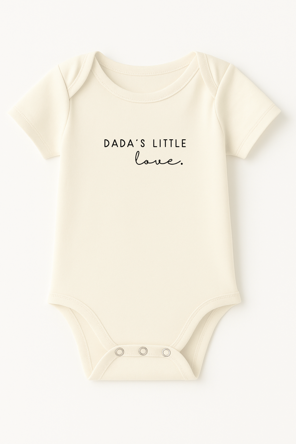 Dada's Little Love Organic Cotton Baby Bodysuit Short Sleeve - HoneyBug 