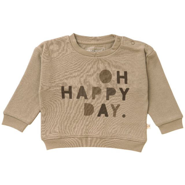 Organic Kids Sweatshirt - Happy Day - HoneyBug 