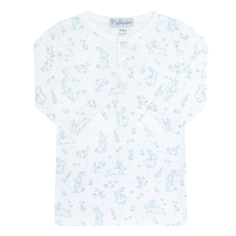 Blue Bunny Toile Pajama