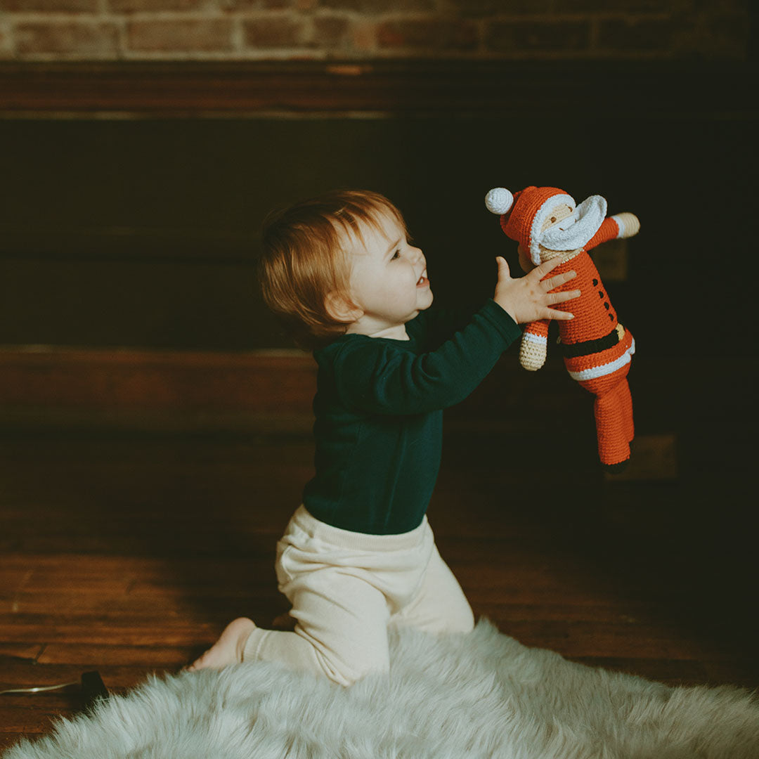 Large Santa Rattle