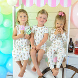 Ice Cream Bamboo Convertible Footie - HoneyBug 