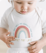 graphic bodysuit | kindness - HoneyBug 