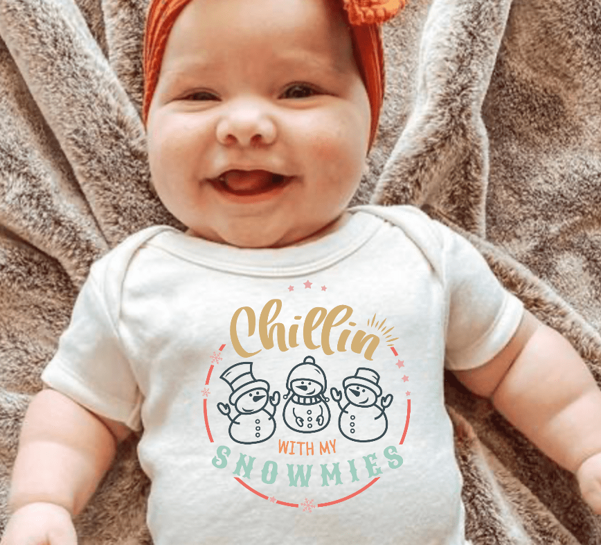 graphic tee | snowmies - HoneyBug 