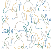 hoodie | bunnies - HoneyBug 
